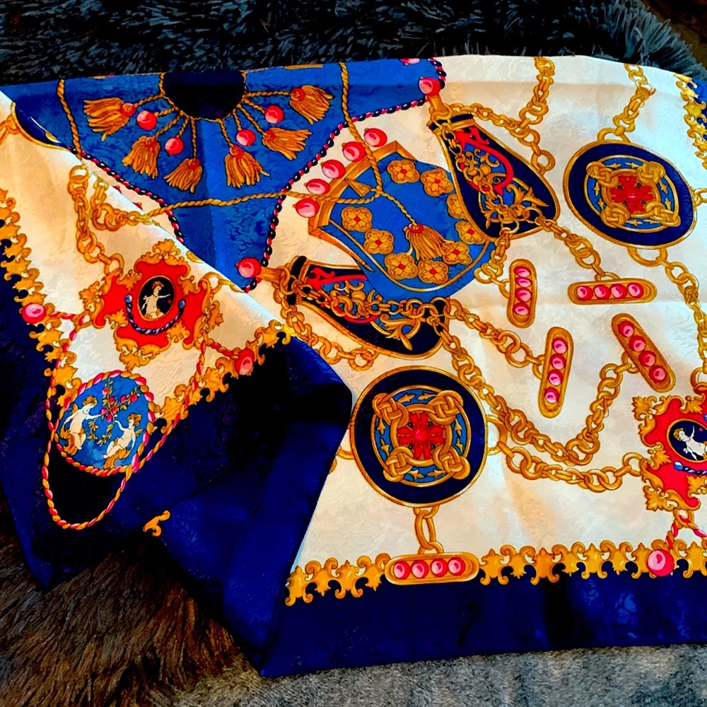 Large Vintage Scarf